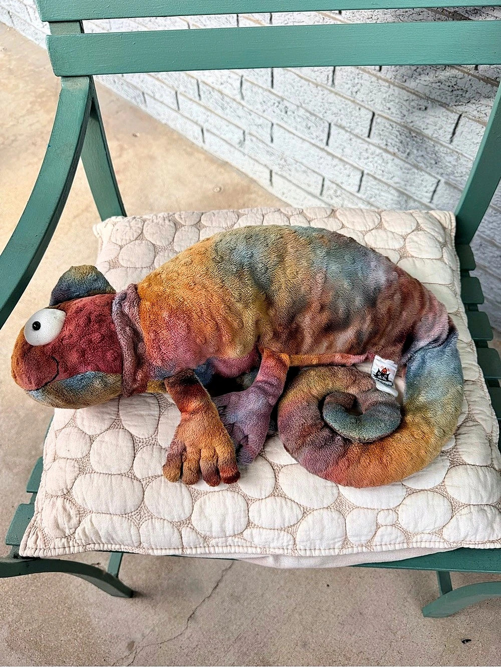 Jellycat Lying Colin Chameleon 19-inch Plush Toy RETIRED Hard To Find